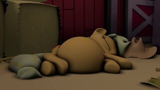 Applejack vore Pinkiepie ( WARNING: scat at the end)