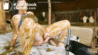 Wicked Betty in the manure channel - sexmachine fun