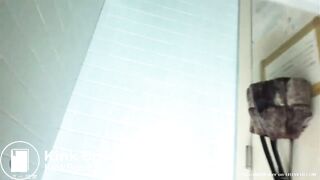 Japanese women shitting in men's toilet (3/6)