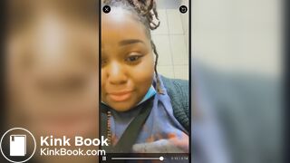 Woman public toilet dump