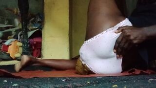 Huge African panty poop