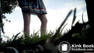 Maybe this girl poops beside her friend