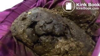 Pink panty poop and fart