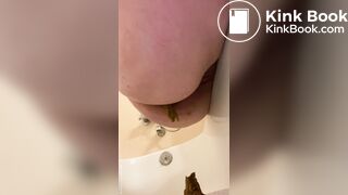 Fat ass and a plate of shit