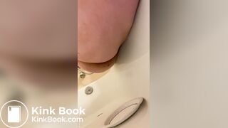Fat ass and a plate of shit