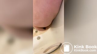 Fat ass and a plate of shit