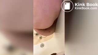 Fat ass and a plate of shit