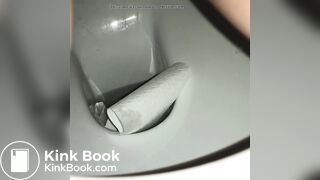 Girl self record poop