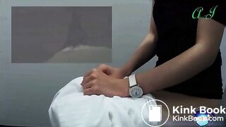 Beautiful student girl pooping