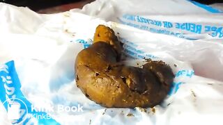 HOT BLONDE POOP BIG SHIT