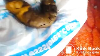 HOT BLONDE POOP BIG SHIT