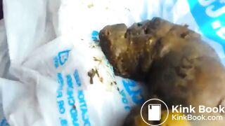 HOT BLONDE POOP BIG SHIT