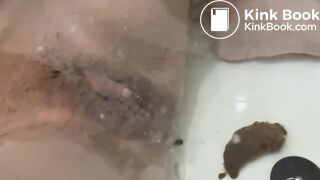 In the bath shitting japan