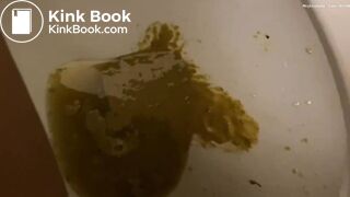 Ebony shoots liquid shit