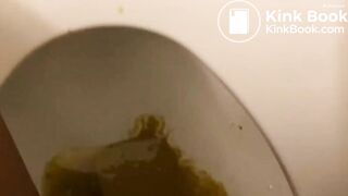 Ebony shoots liquid shit