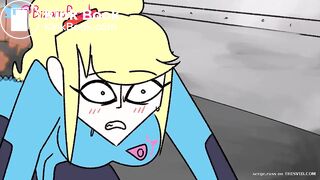 Samus Going To Toliet Paper From Her Trouble
