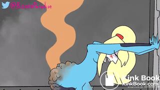 Samus Going To Toliet Paper From Her Trouble