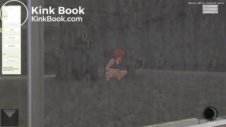 Eliminator Kaede|Girl with only body paint onpees&poos