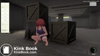 Eliminator Kaede|Girl with only body paint onpees&poos