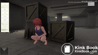 Eliminator Kaede|Girl with only body paint onpees&poos