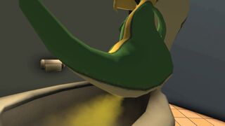 Snivy toilet scat