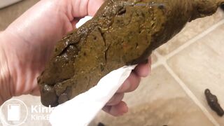 Hot chick drops desperate shit