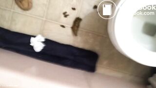 Hot chick drops desperate shit