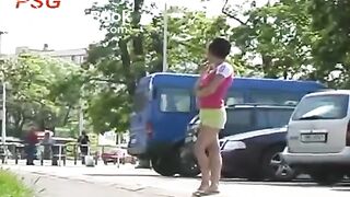 shitty walk in the city