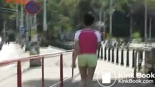 shitty walk in the city