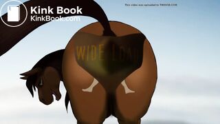 horse fart and scat animation