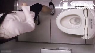 very cute girl poop voyeur