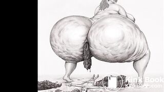 scat artwork big lady dirty2