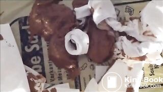 Desperate runny panty pooping