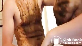 American Scat Couple heavy smearing