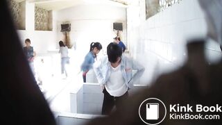 中国公厕大小便Chinese public tolilet