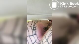 Tattooed milf takes a shit 5