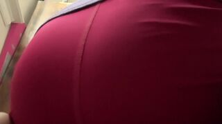 Teen girl fart and poop in her short