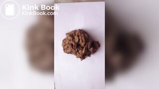 Girl takes incredible huge shit