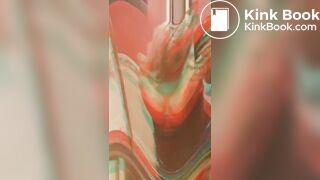 Blonde milf takes a shit