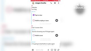 Teen girl shows her poop