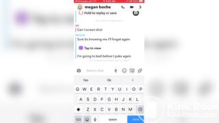 Teen girl shows her poop