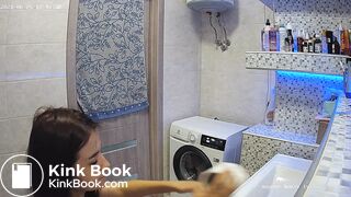 Woman pooping in Toilet 91