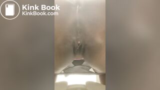 Nasty Ebony Taking A Shit