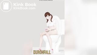 D'va Pooping In Toliet