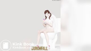 D'va Pooping In Toliet