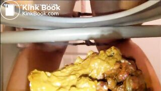 Close up multi textured shit