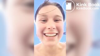 Pretty Girl Pooping Outdoors - 1