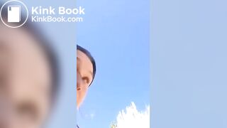 Pretty Girl Pooping Outdoors - 1