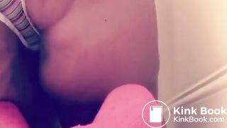 She litterally sharted her panties so bad