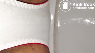 Let shit that lovely white cherry pattern panty!!!!